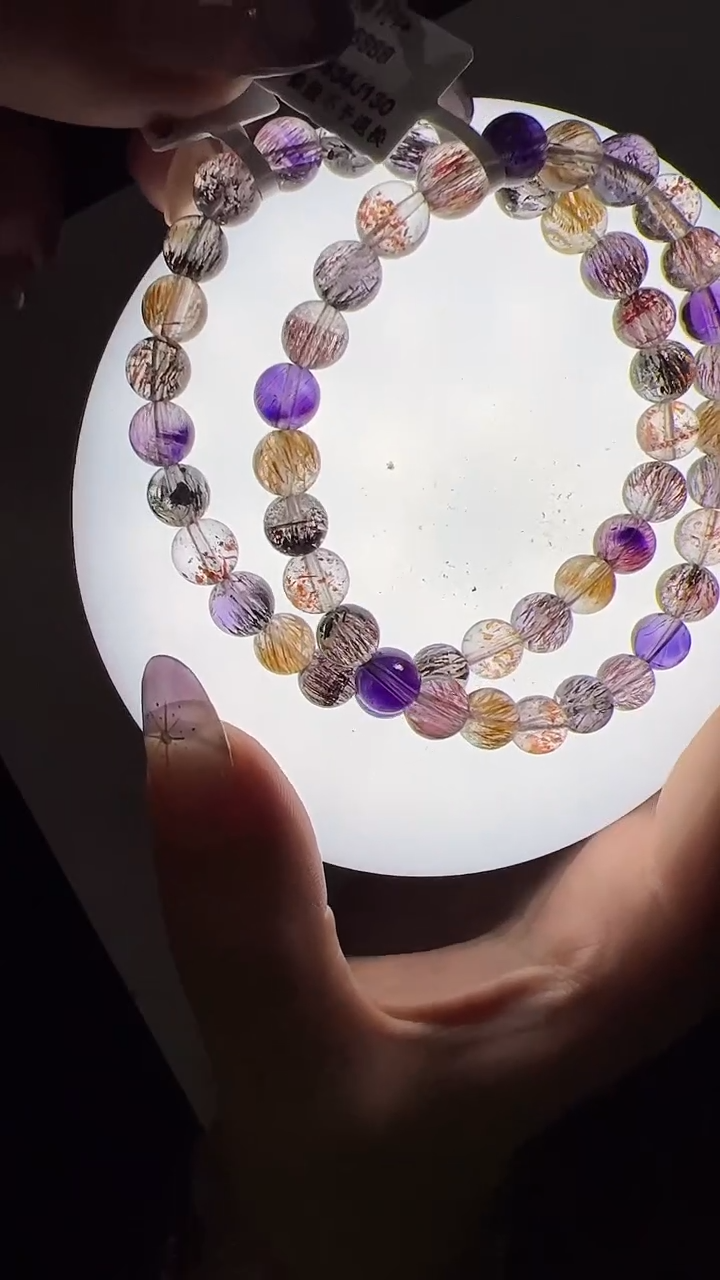 【闪购商品】水晶手链未镶嵌XC956约7mm多样性发一件