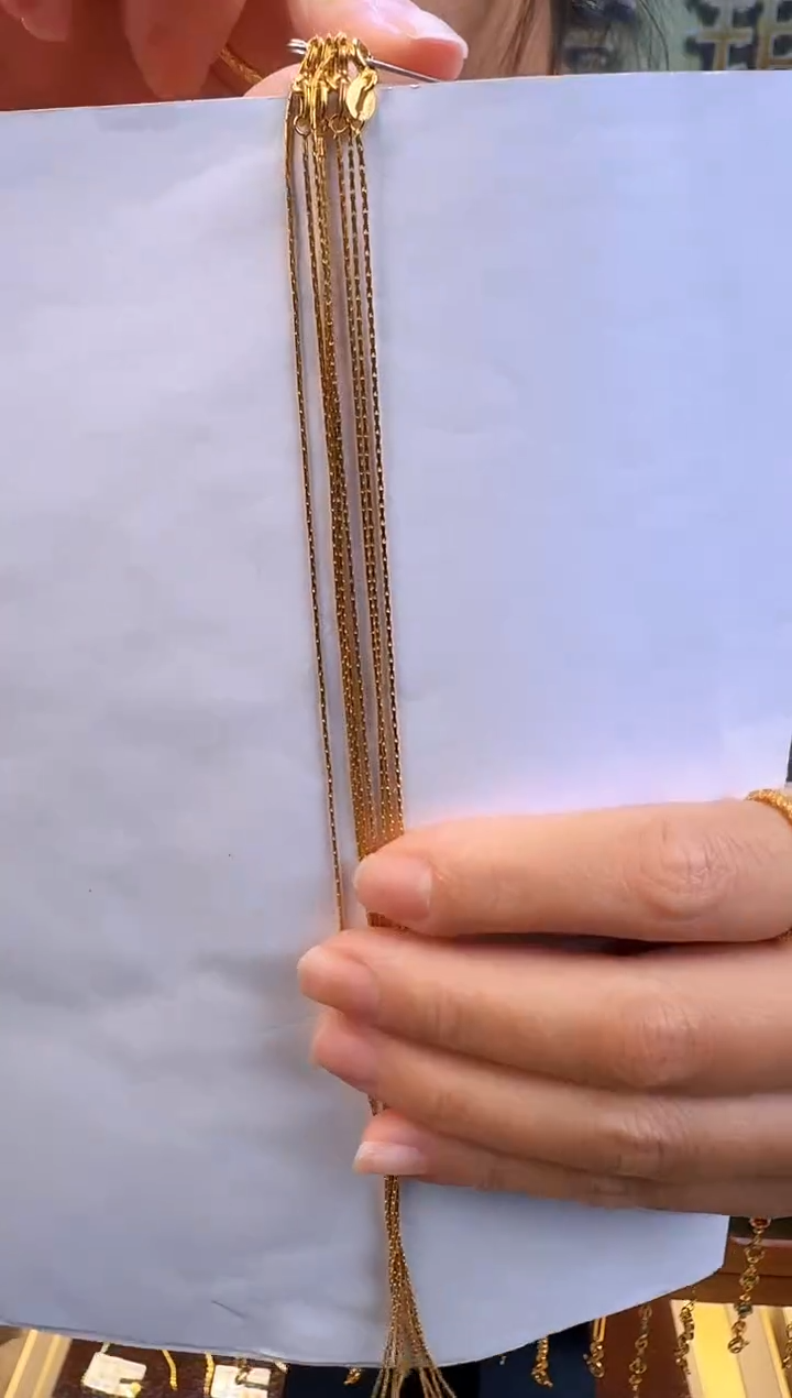 42cm固定不可调节针丝链1.29g（多样性发货）