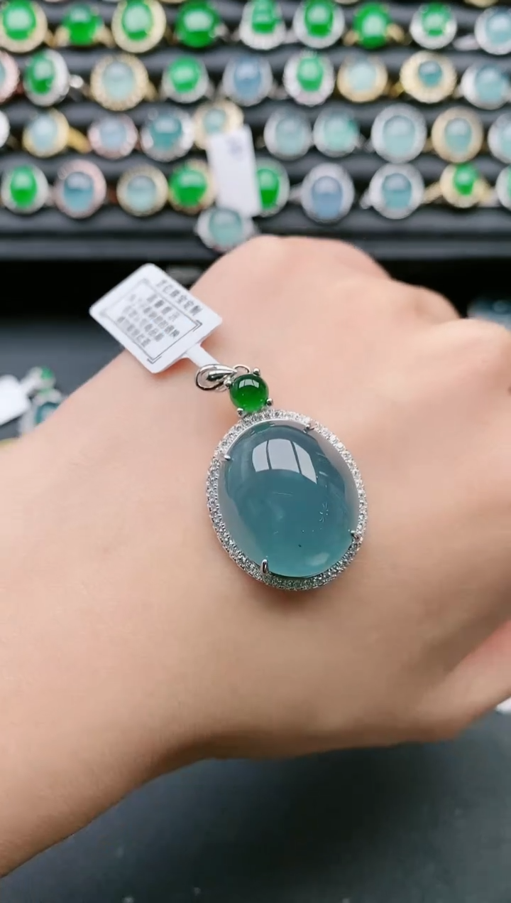 【闪购商品】翡翠戒指银S925镶嵌1111