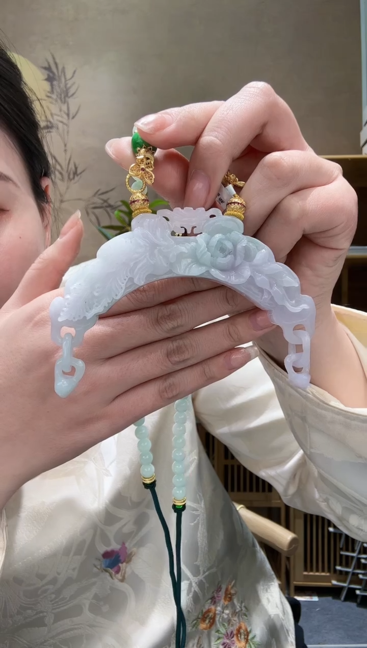【闪购商品】翡翠耳饰未镶嵌吊坠