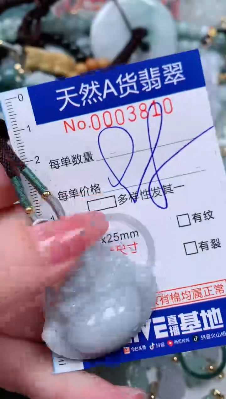 【闪购商品】翡翠颈饰未镶嵌00003810