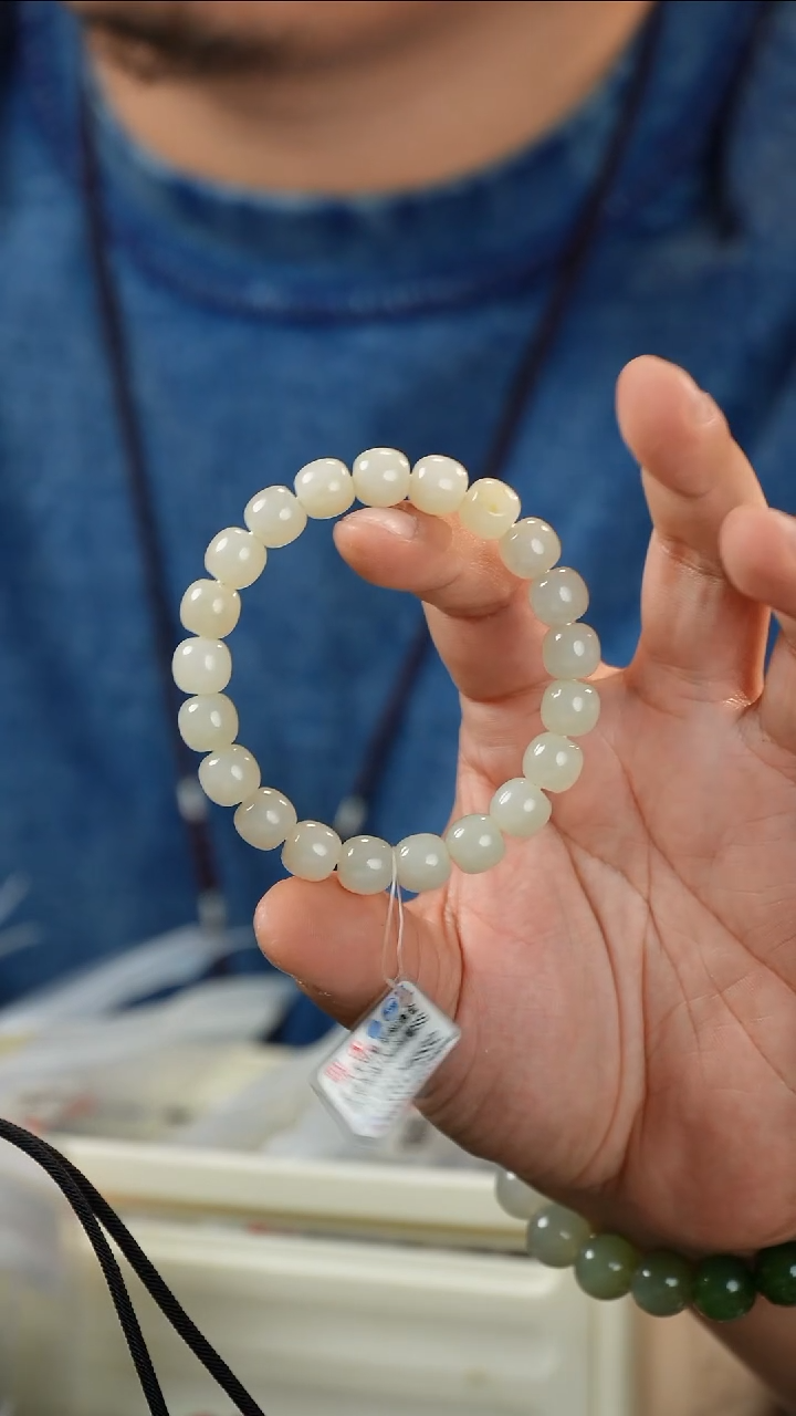 未镶嵌手串和田玉多样性发一件THTY6532