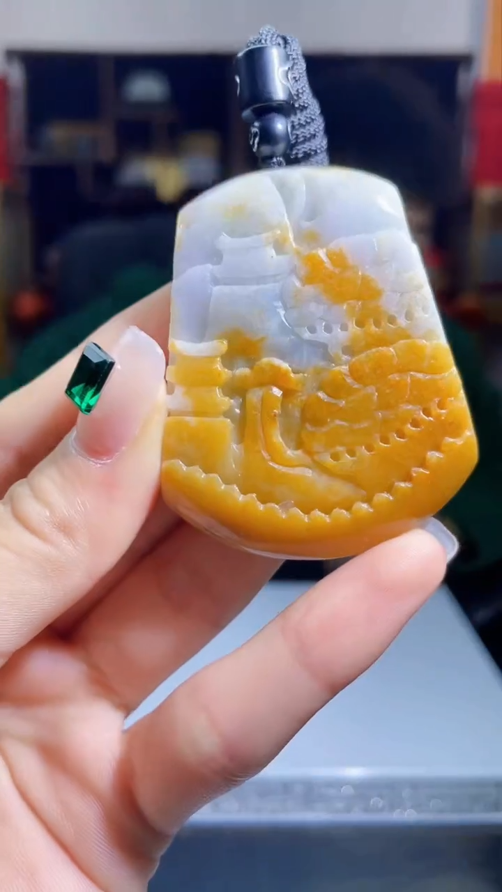 【闪购商品】翡翠吊坠(不含链)未镶嵌D3