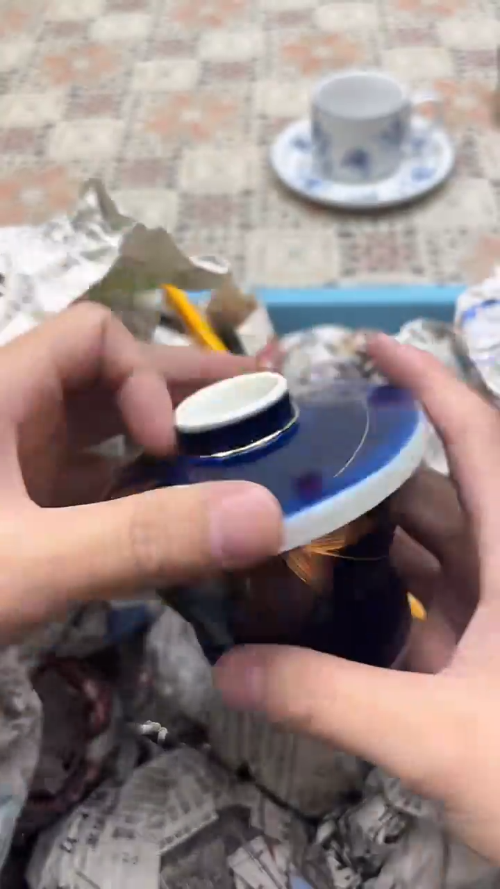 手工艺品琉璃麻*儿文哥回流精品瓷器
