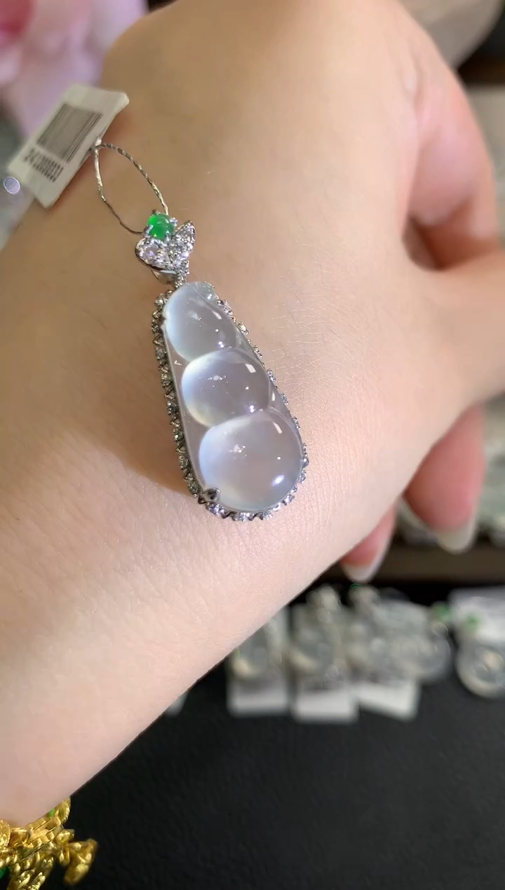 吊坠(不含链)18K金镶嵌翡翠春日珠宝 C37  多样性一件发