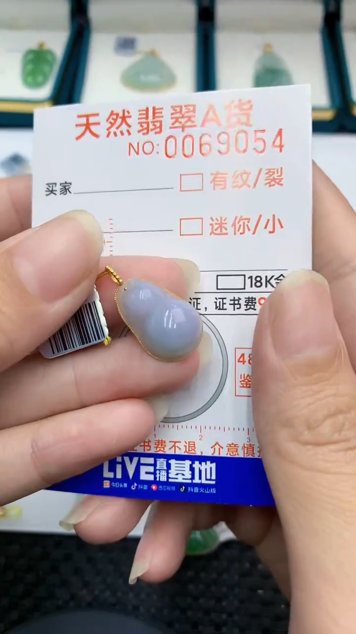 【闪购商品】翡翠颈饰18K金镶嵌            8