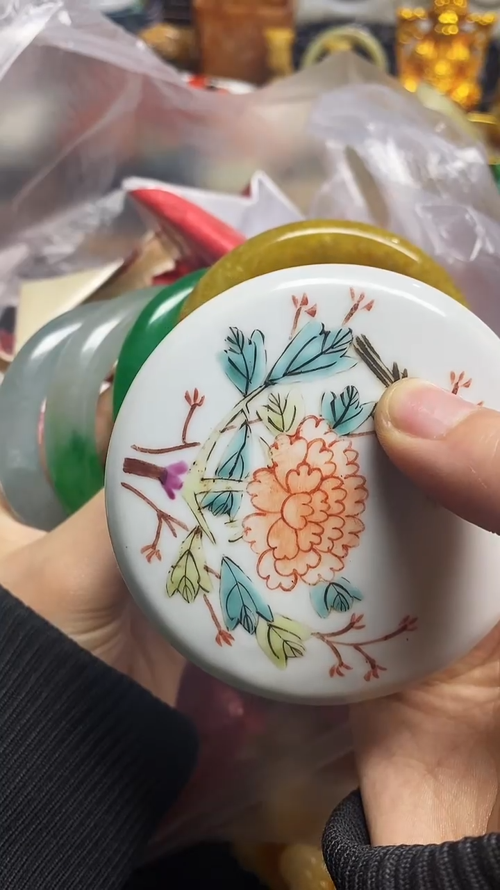 【闪购商品】瓷片瓷片瓷器 摆件4个