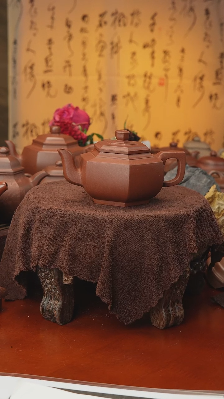 茶壶紫砂雪华壶 底槽清