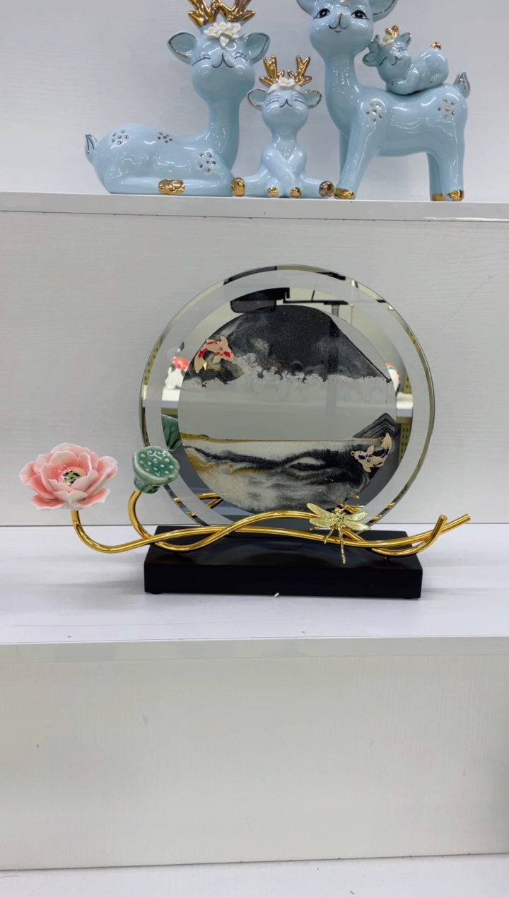 陶瓷荷花莲蓬流沙