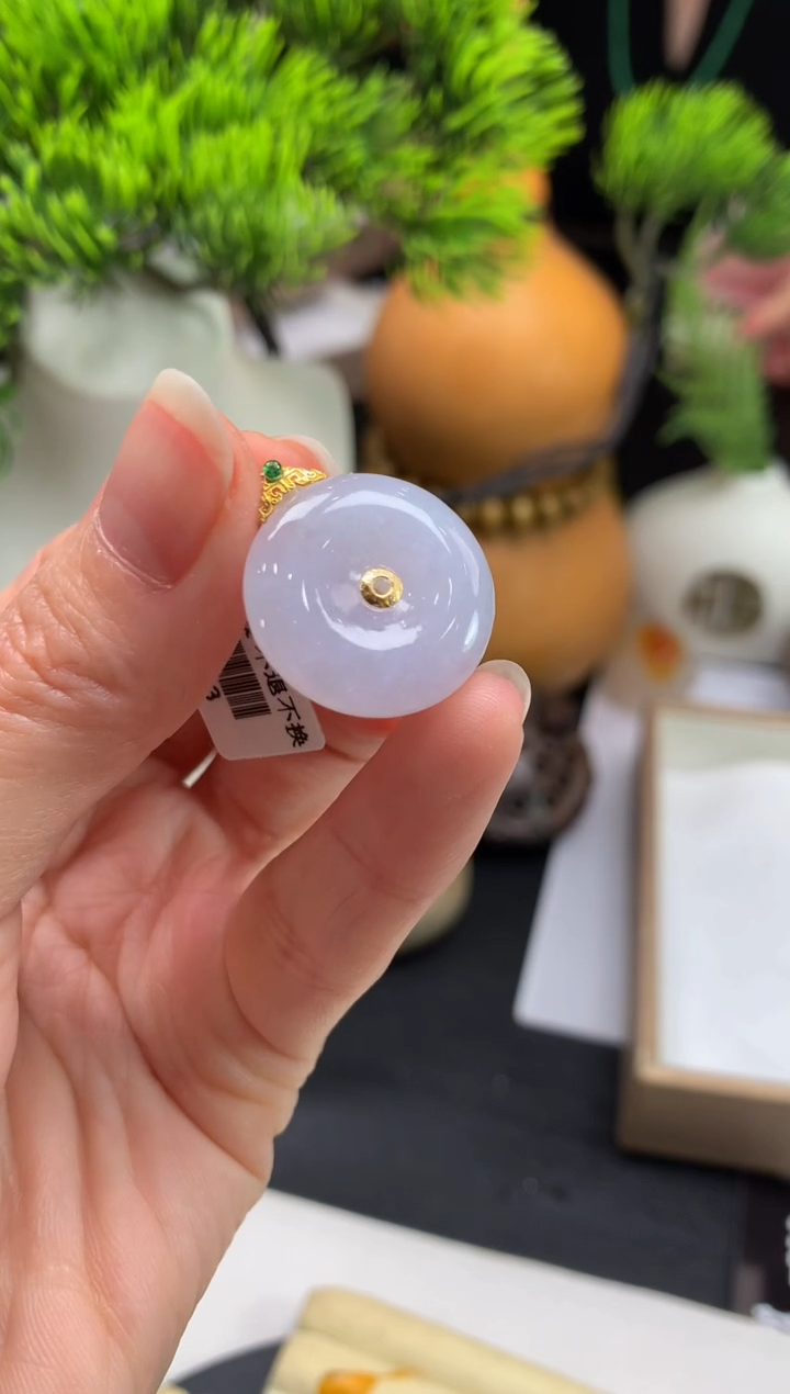 颈饰未镶嵌翡翠单**子---117880