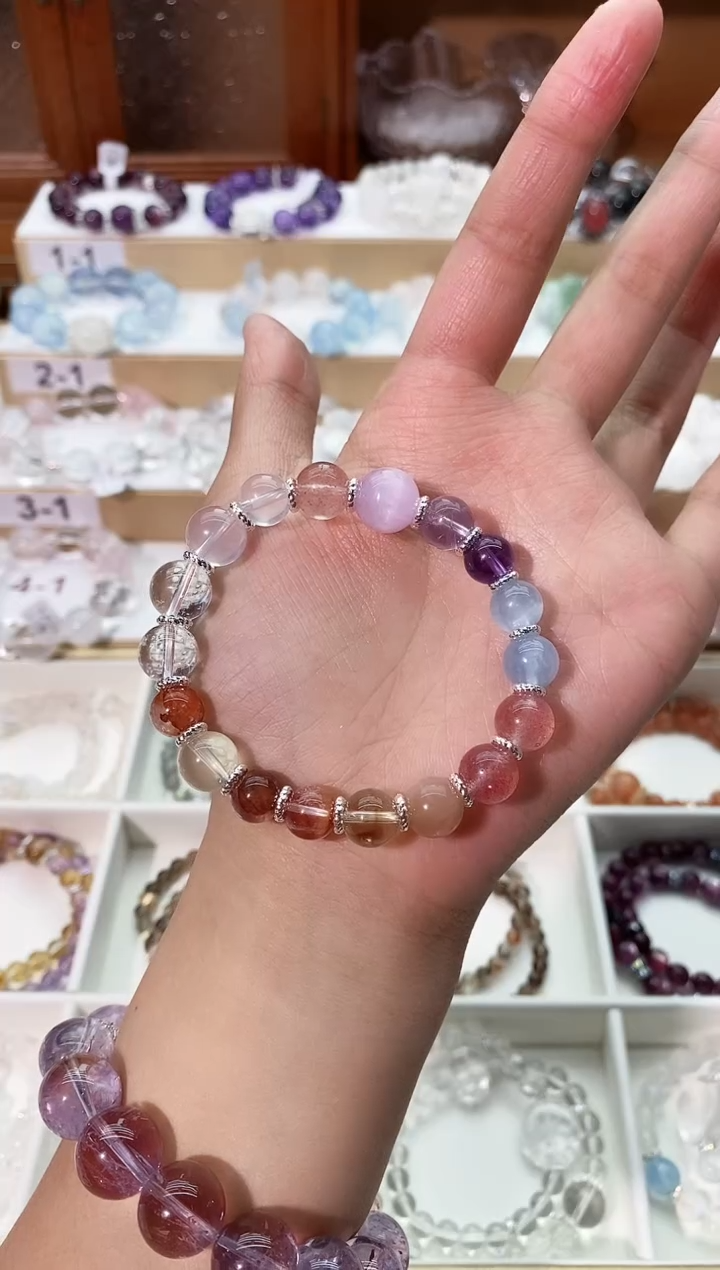 【闪购商品】水晶手串未镶嵌多宝手串