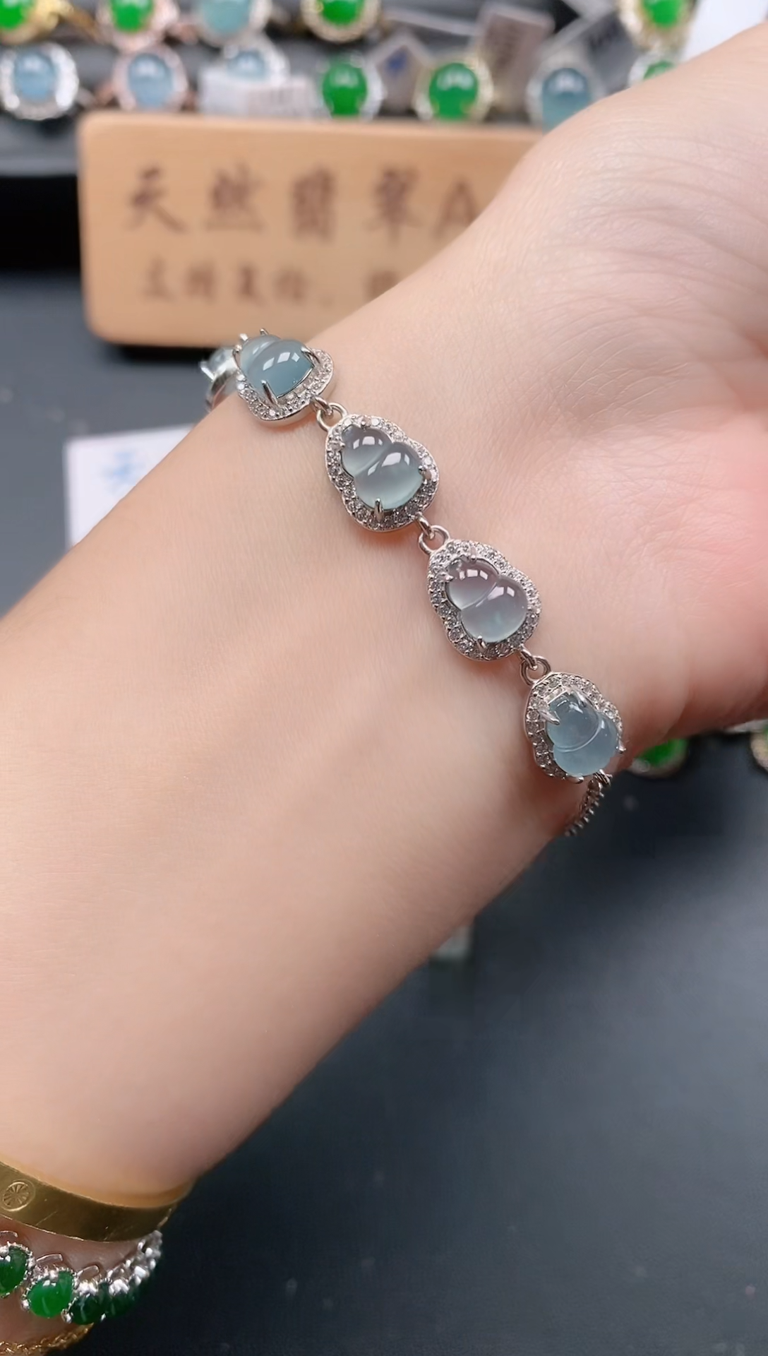 银S925镶嵌戒指翡翠1111