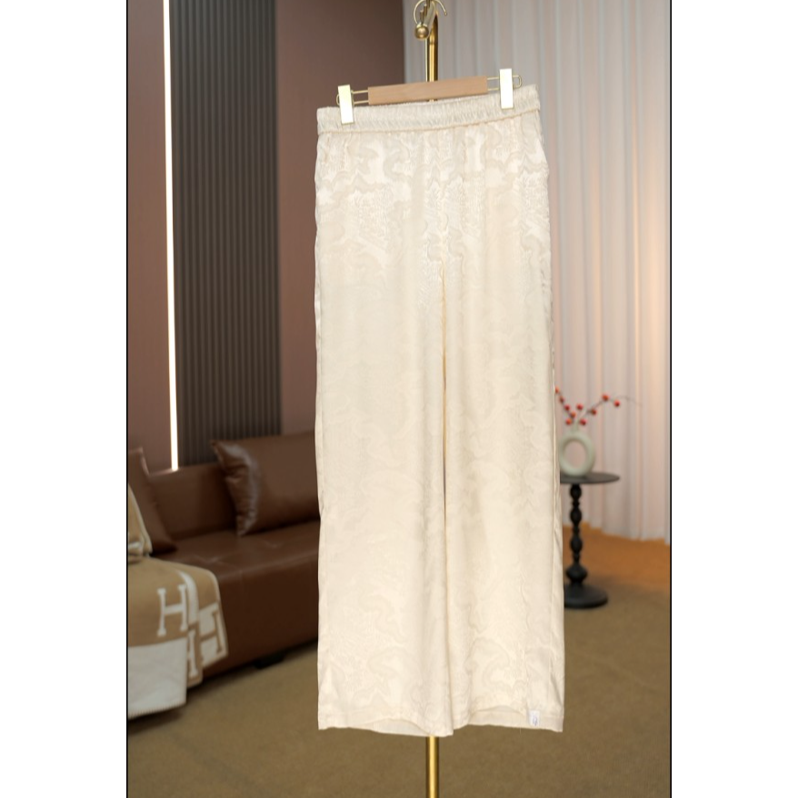 【501】2026春夏新款松紧腰宽松显瘦休闲阔腿长裤