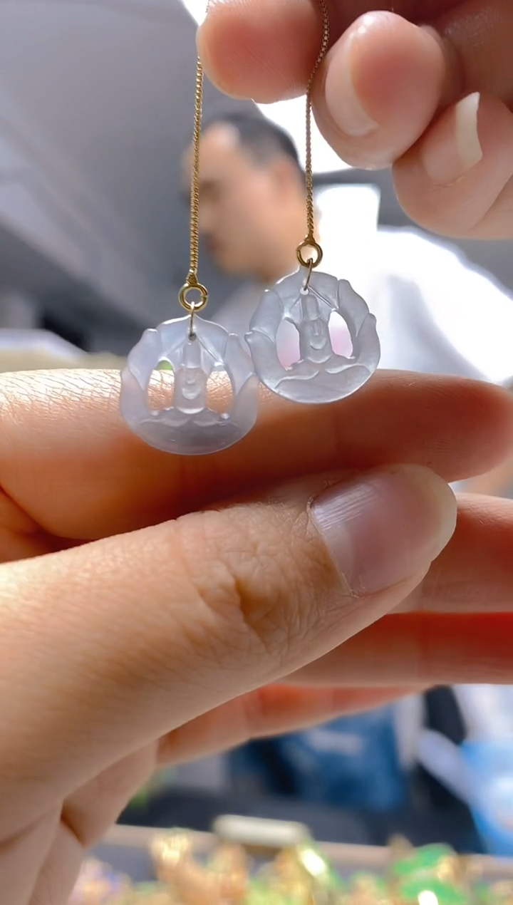 【闪购商品】翡翠耳饰合金0146翡翠耳线