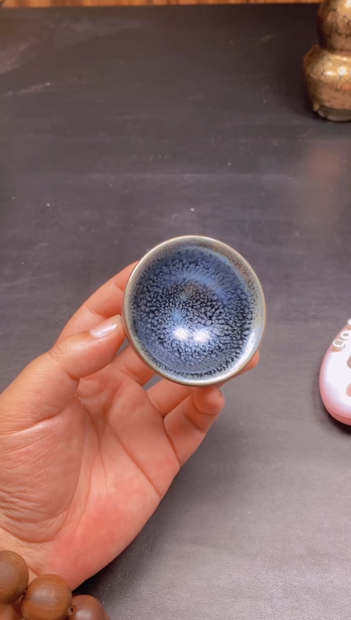 茶盏百花 小束口 精美主人杯