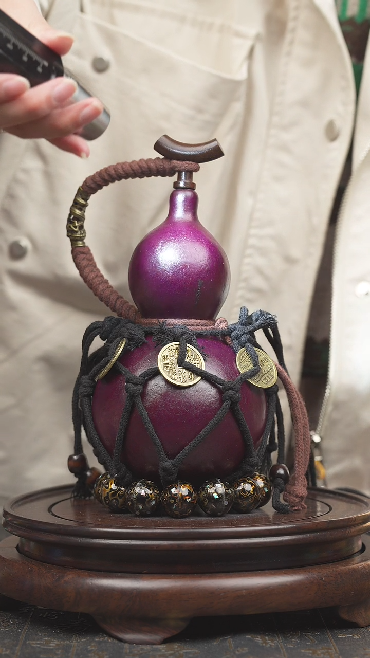 【闪购商品】1265号大漆酒葫芦 一物一拍