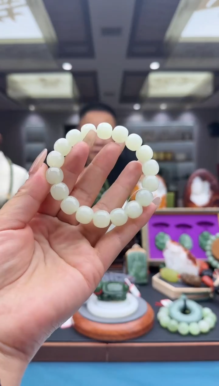 未镶嵌手串和田玉hs