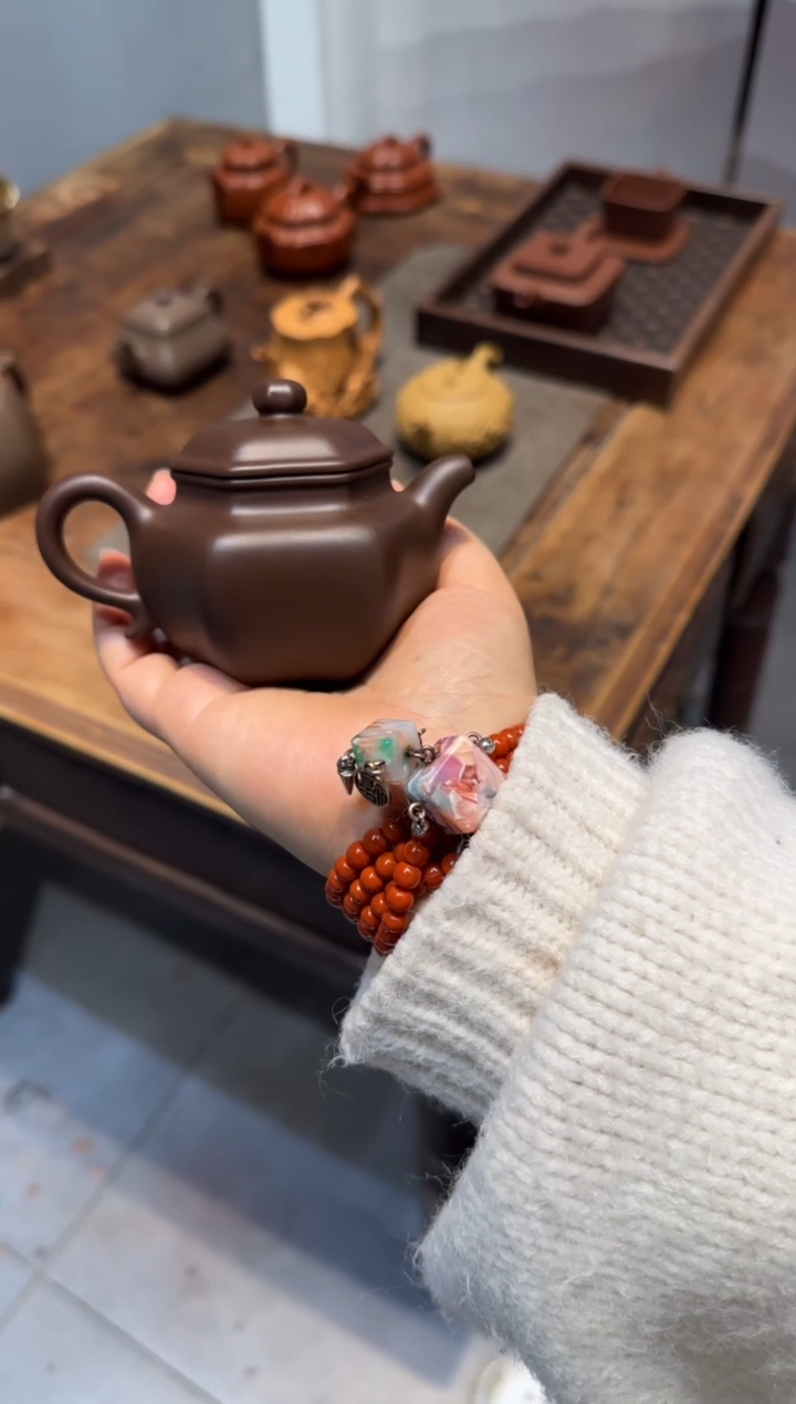茶壶紫砂他*在古莲子 光板