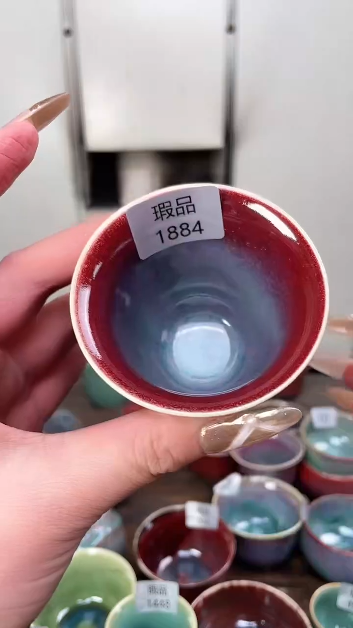【闪购商品】摆件钧瓷手工茶器窑变