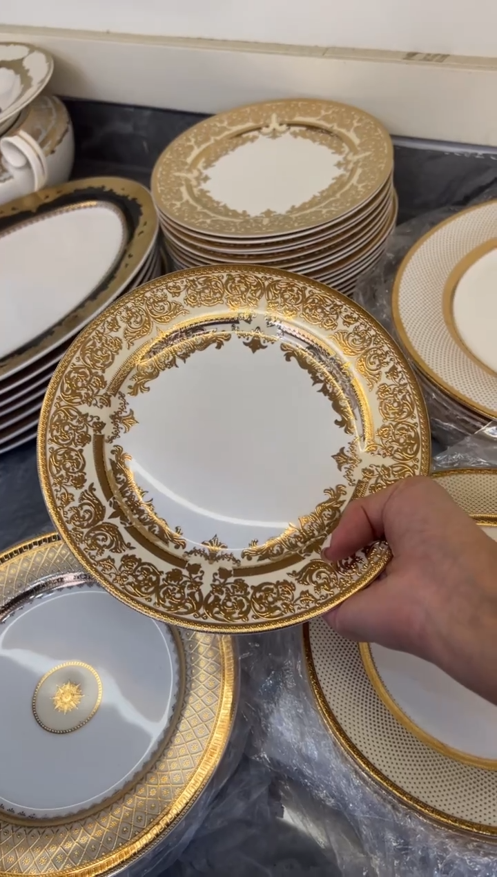 瓷片7.5寸平盘2个一单尾单