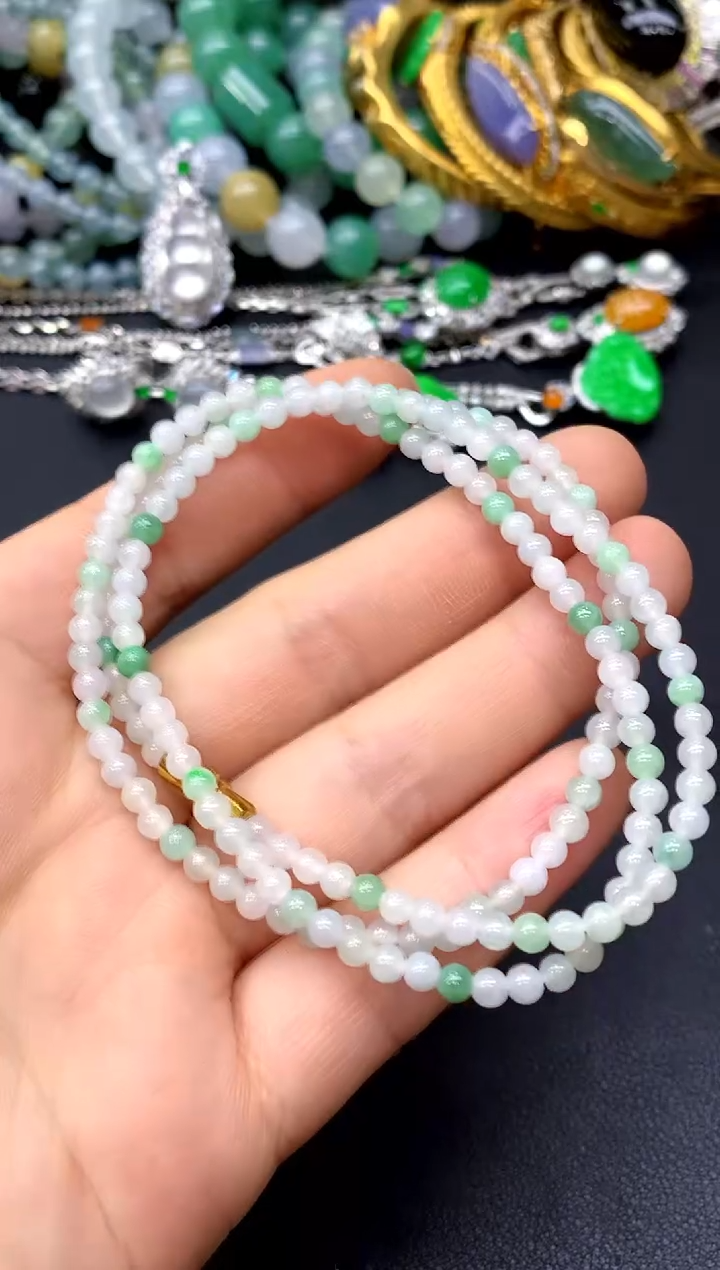 颈饰未镶嵌翡翠129-中国好珍宝