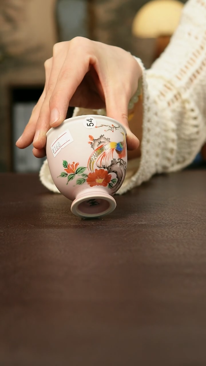 景德镇陶瓷杯碗柴烧多人