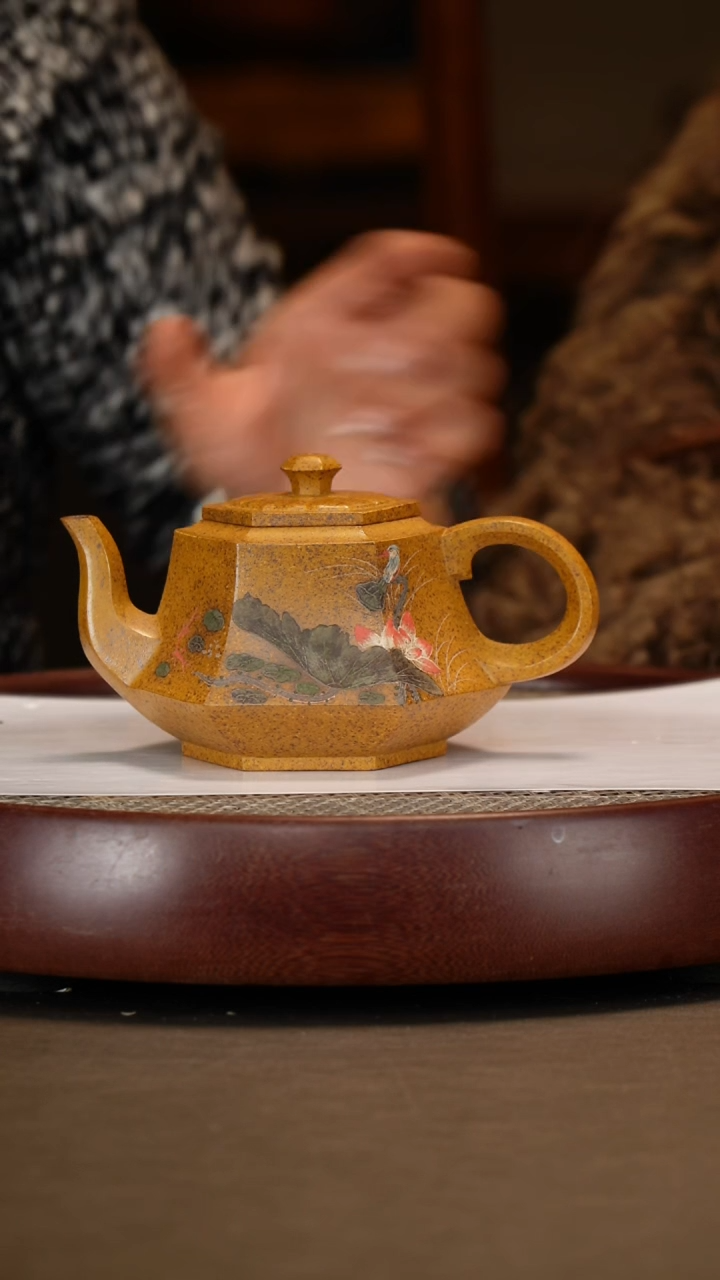 【闪购商品】紫砂茶壶【吴顺华】柴烧六方