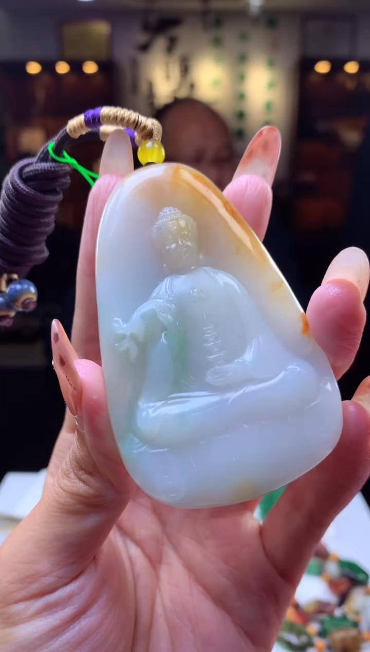 【闪购商品】定制翡翠未镶嵌挂件发货（拍一发一）