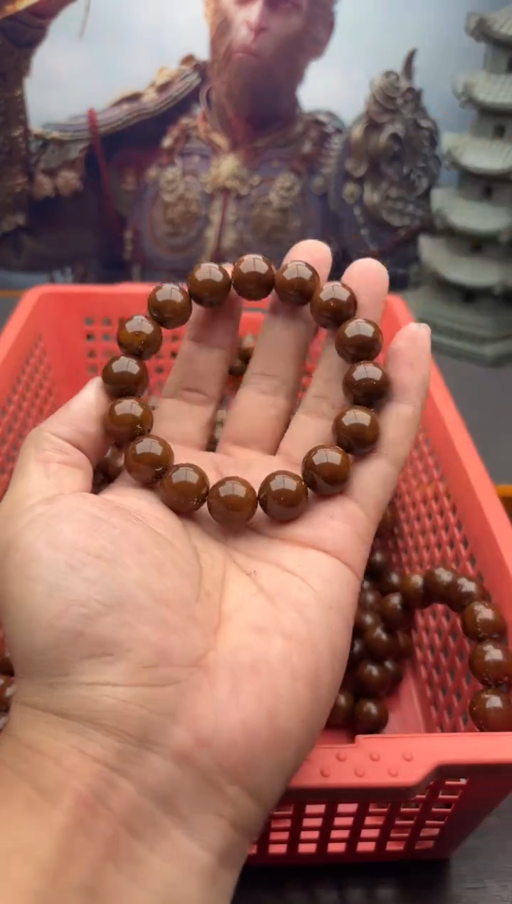 紫金鼠手串14号光珠