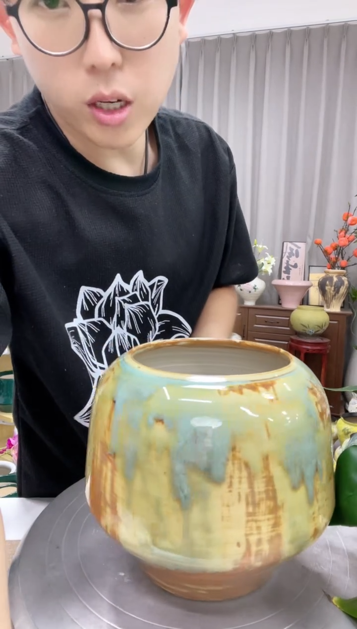 8-3直播间精选高温陶瓷花盆