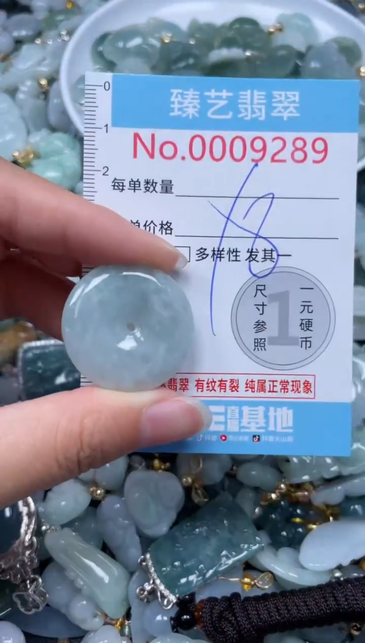 颈饰未镶嵌翡翠9289