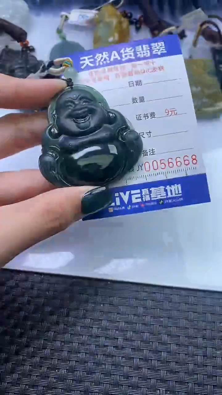 【闪购商品】翡翠颈饰未镶嵌A货翡翠6668