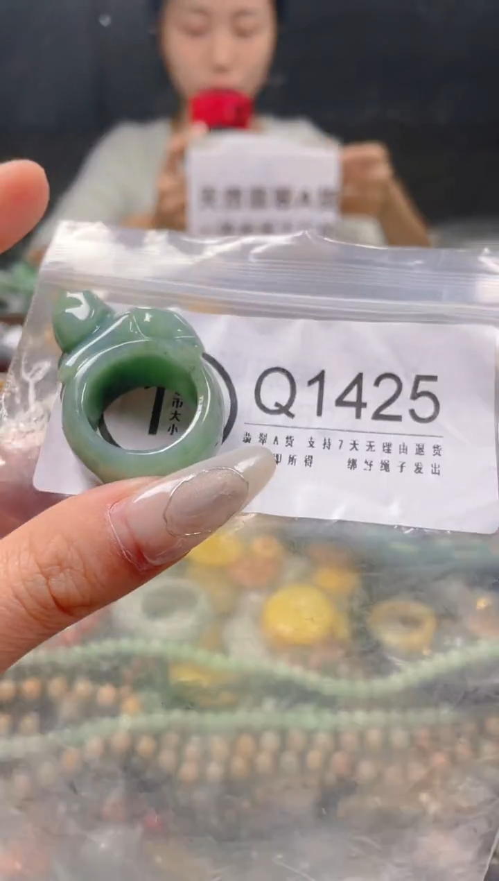 【闪购商品】翡翠颈饰未镶嵌18.7/Q/翡翠A货一图一物