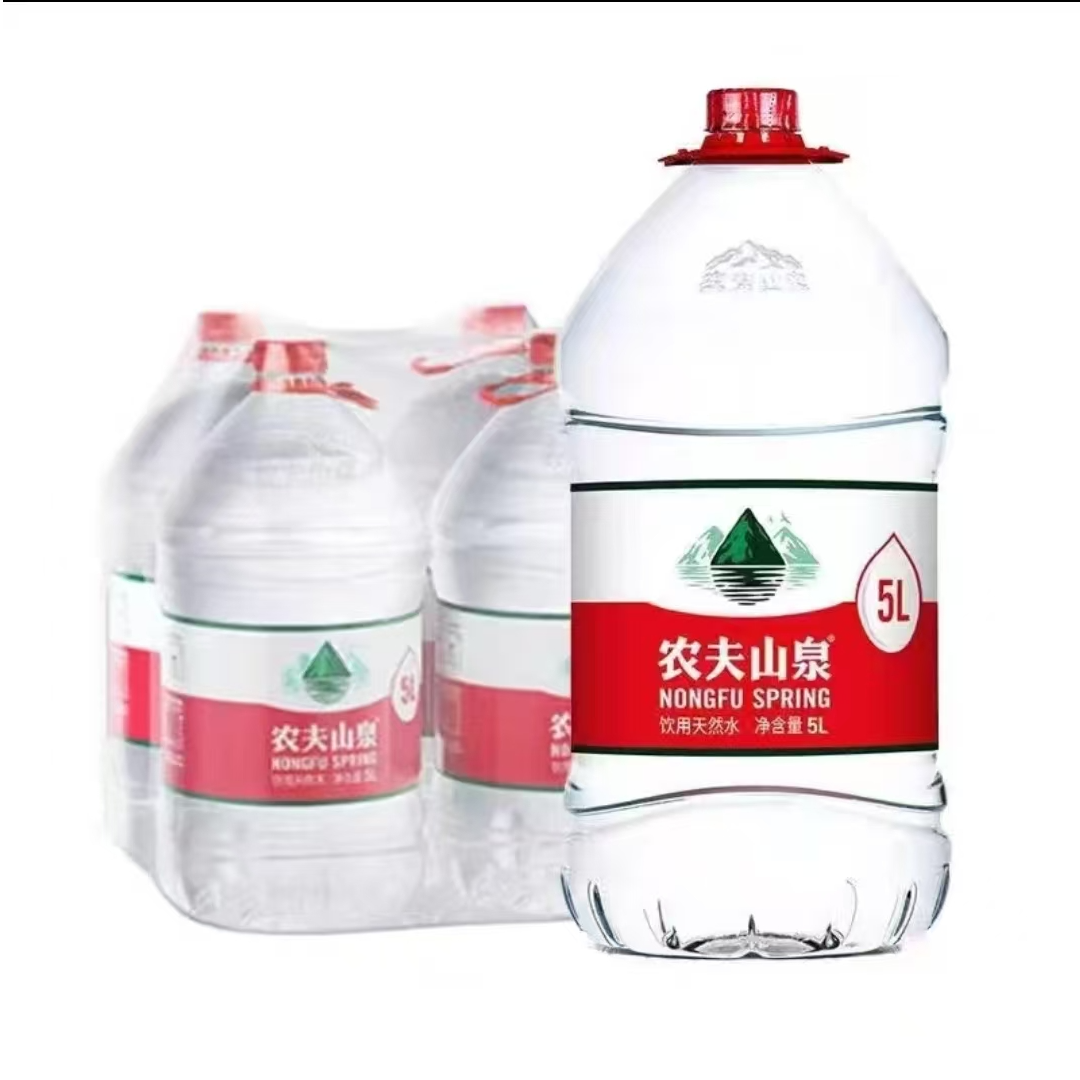 【一箱】农夫山泉5L天然矿泉水 4桶/箱 