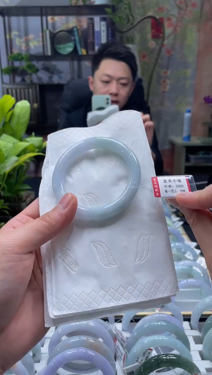 未镶嵌手镯翡翠7254******