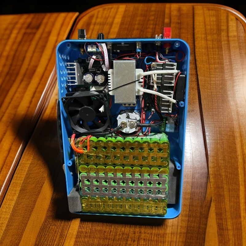 12V1268超大功率户外照明一体机逆变器75安时容量遥控版