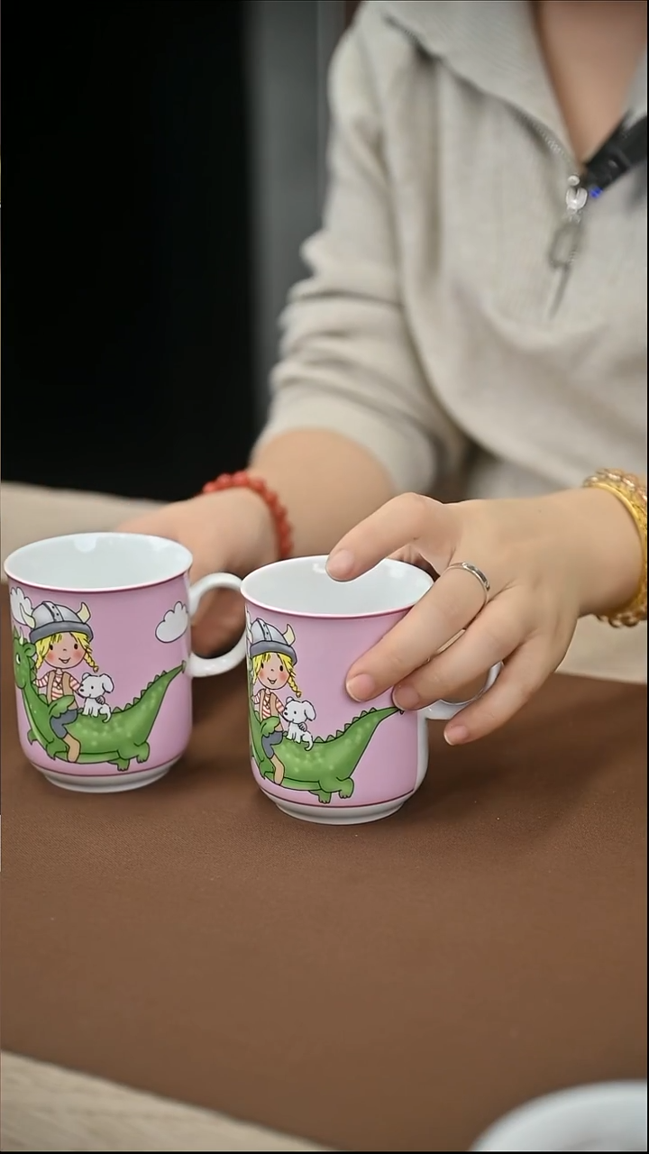 陶瓷儿童水杯2只装