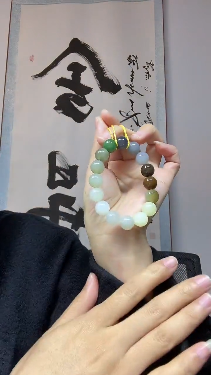未镶嵌手串和田玉多宝卡12