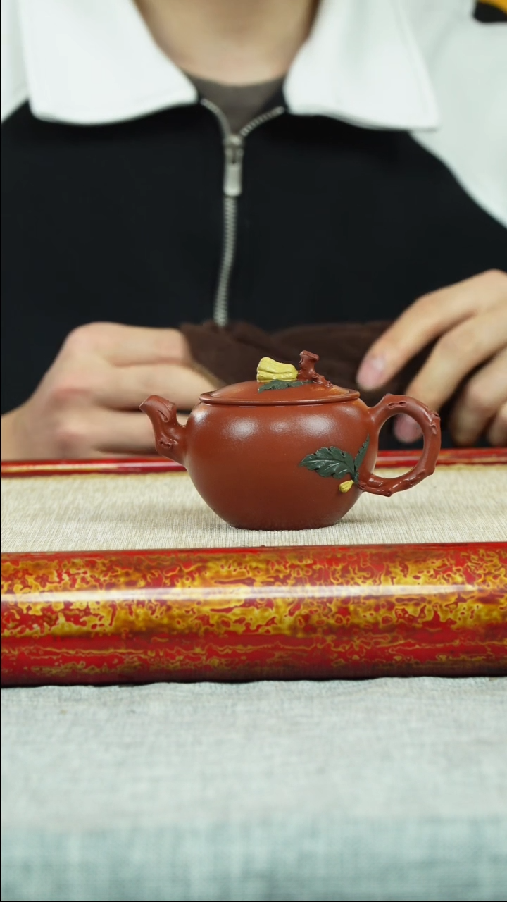 【闪购商品】紫砂茶壶佛瓜 清水泥 俞志贤制