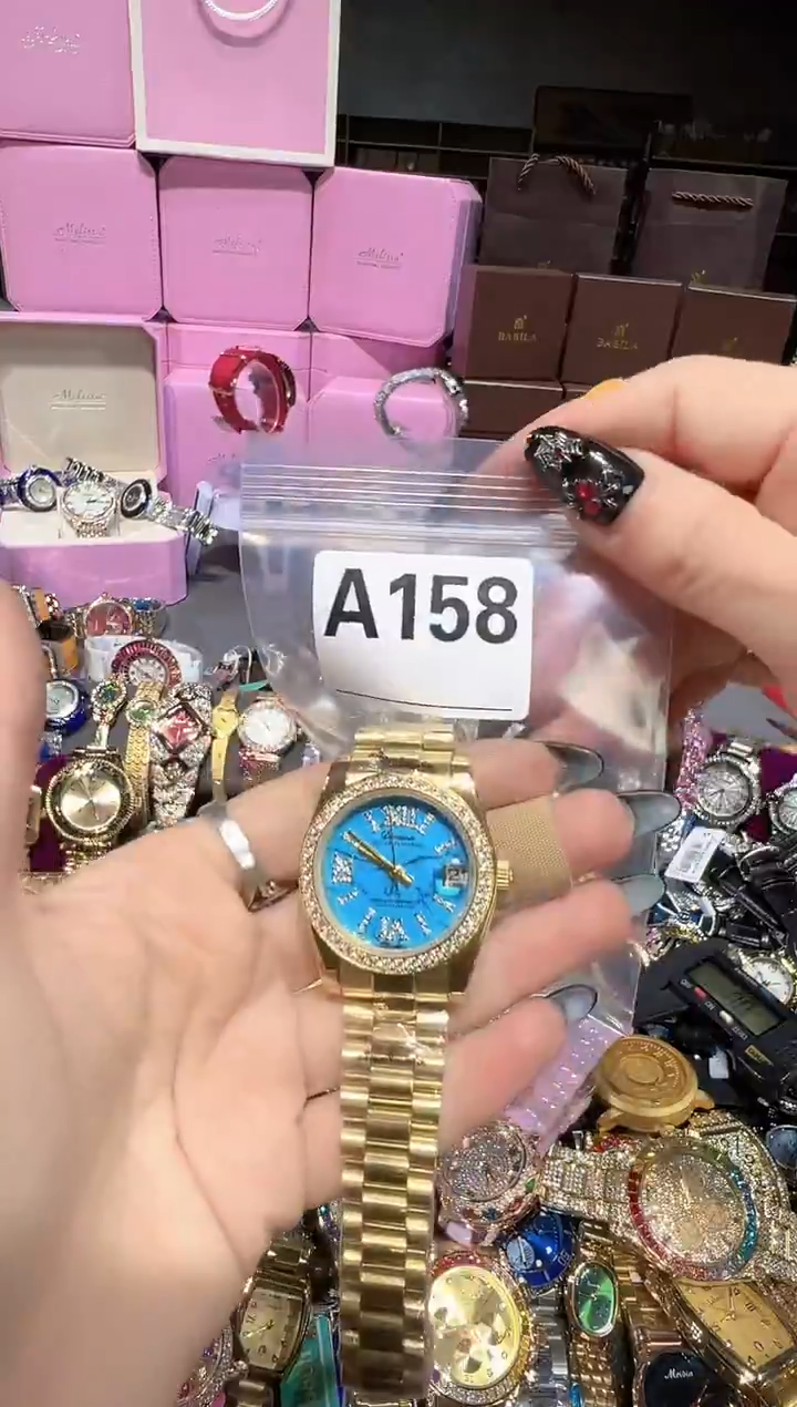 石英机芯不锈钢不锈钢直播定闪专用