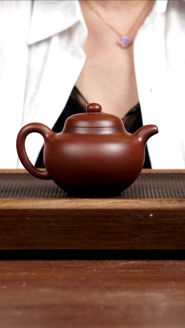 茶壶紫砂四号井底槽青柿园400CC