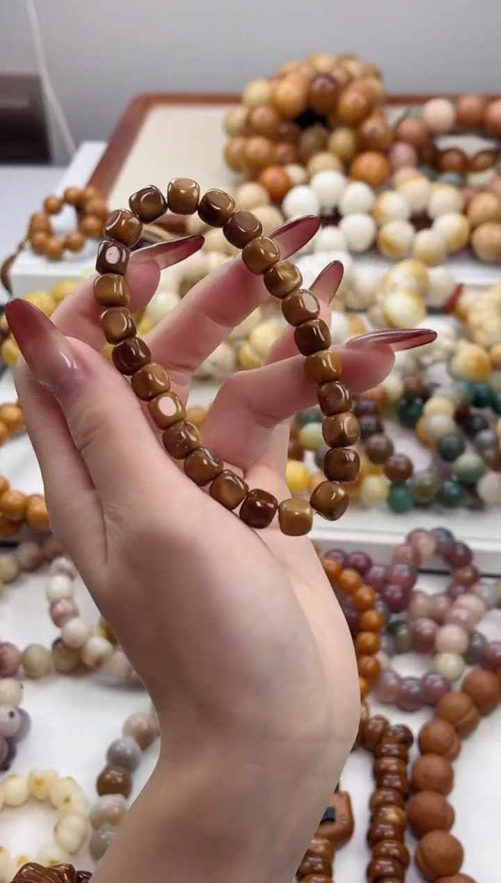 手串菩提根/象牙果g46库克六方7mm手串