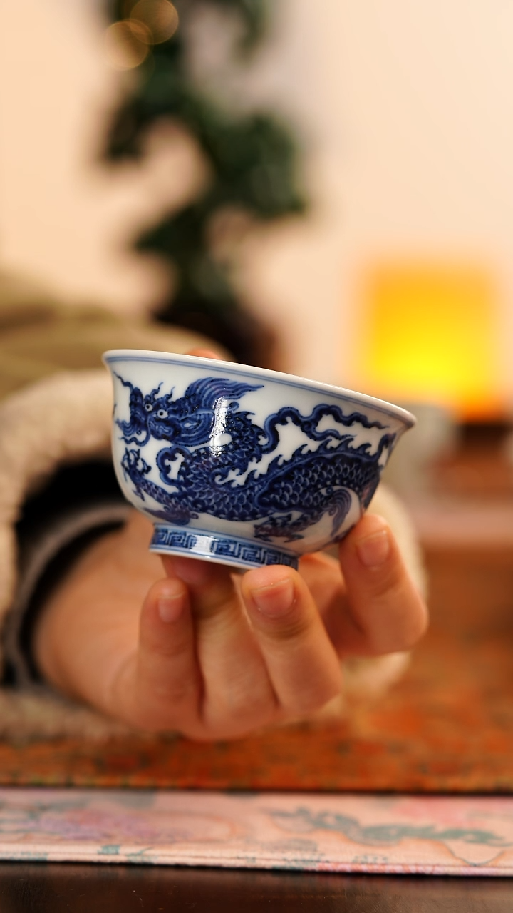 【闪购商品】松风馆龙纹小压手