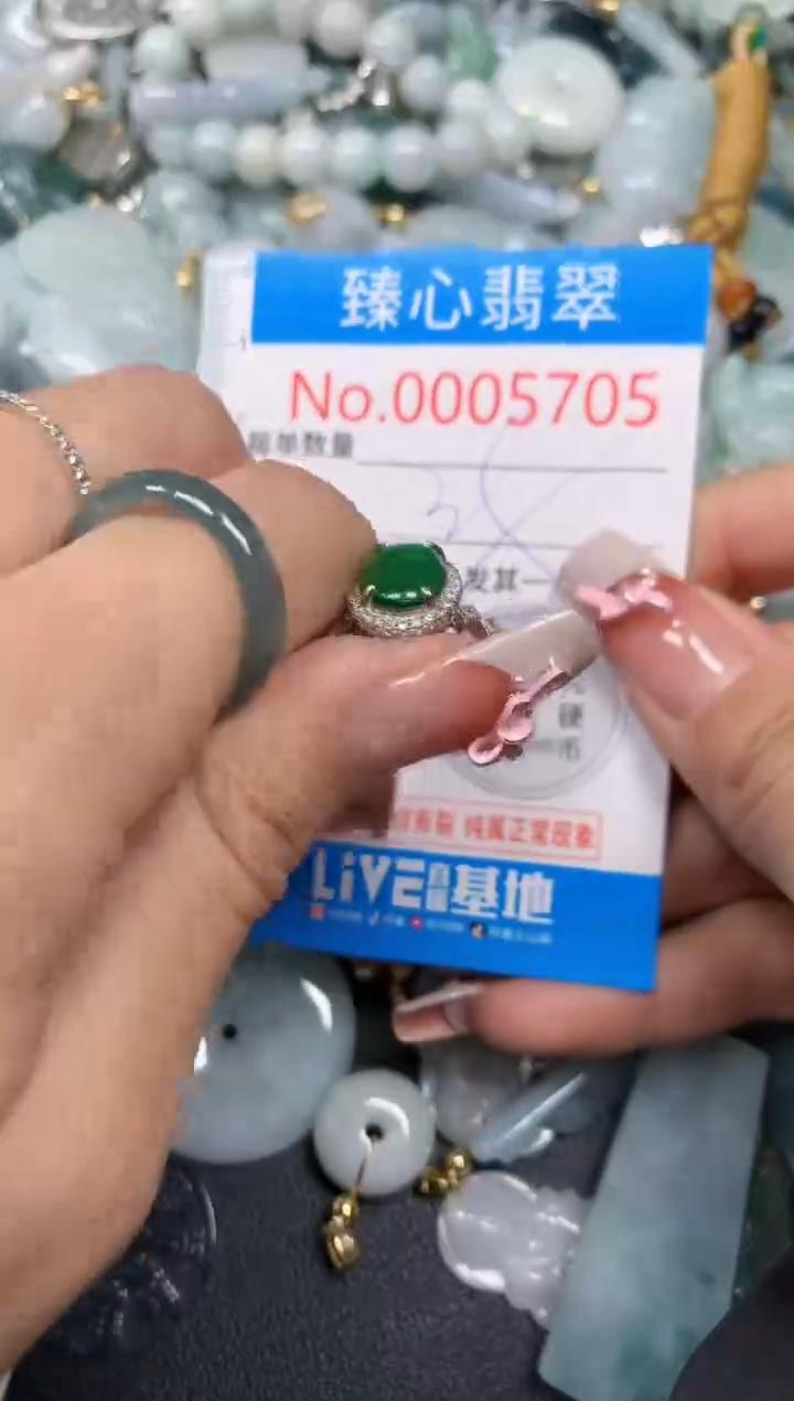 【闪购商品】翡翠颈饰未镶嵌含绳0005705