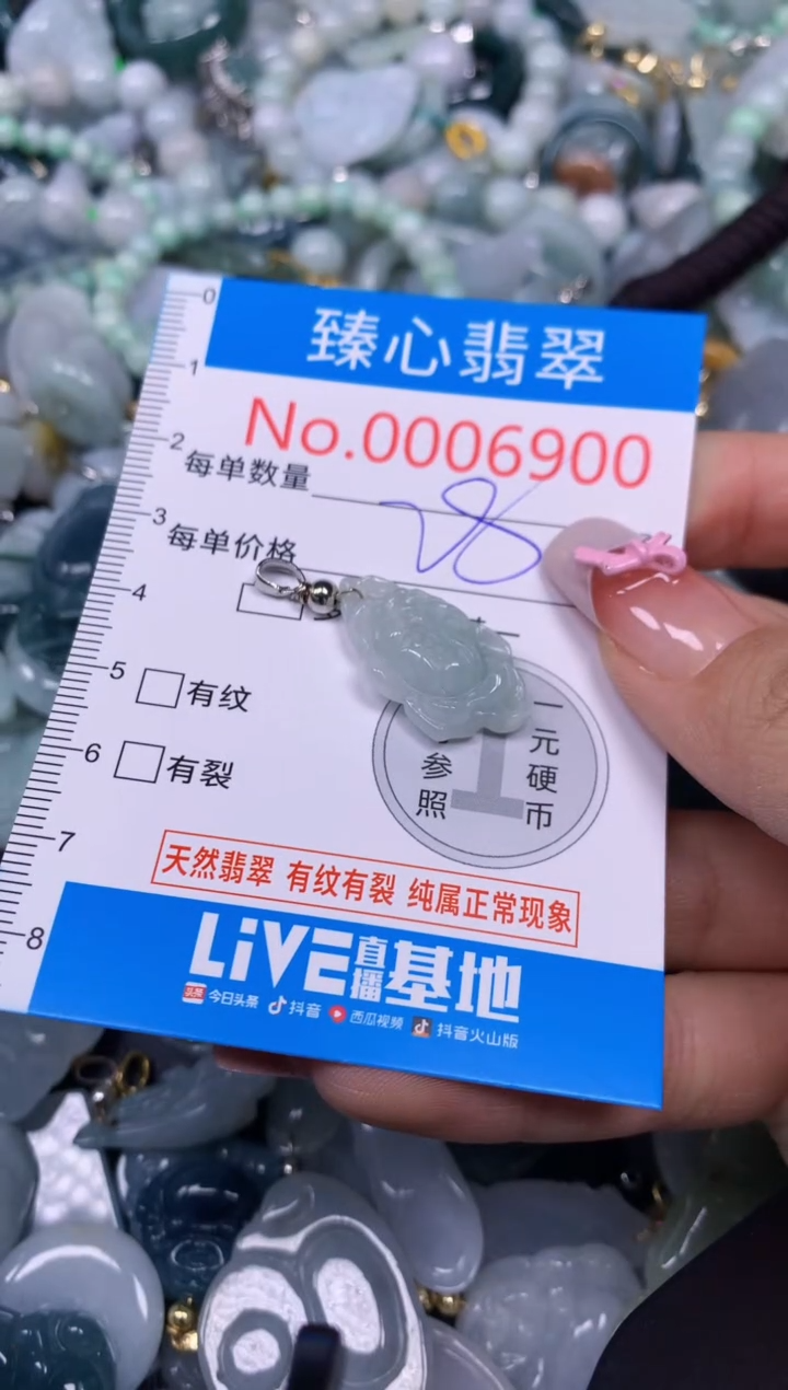 【闪购商品】翡翠颈饰未镶嵌含绳0006900