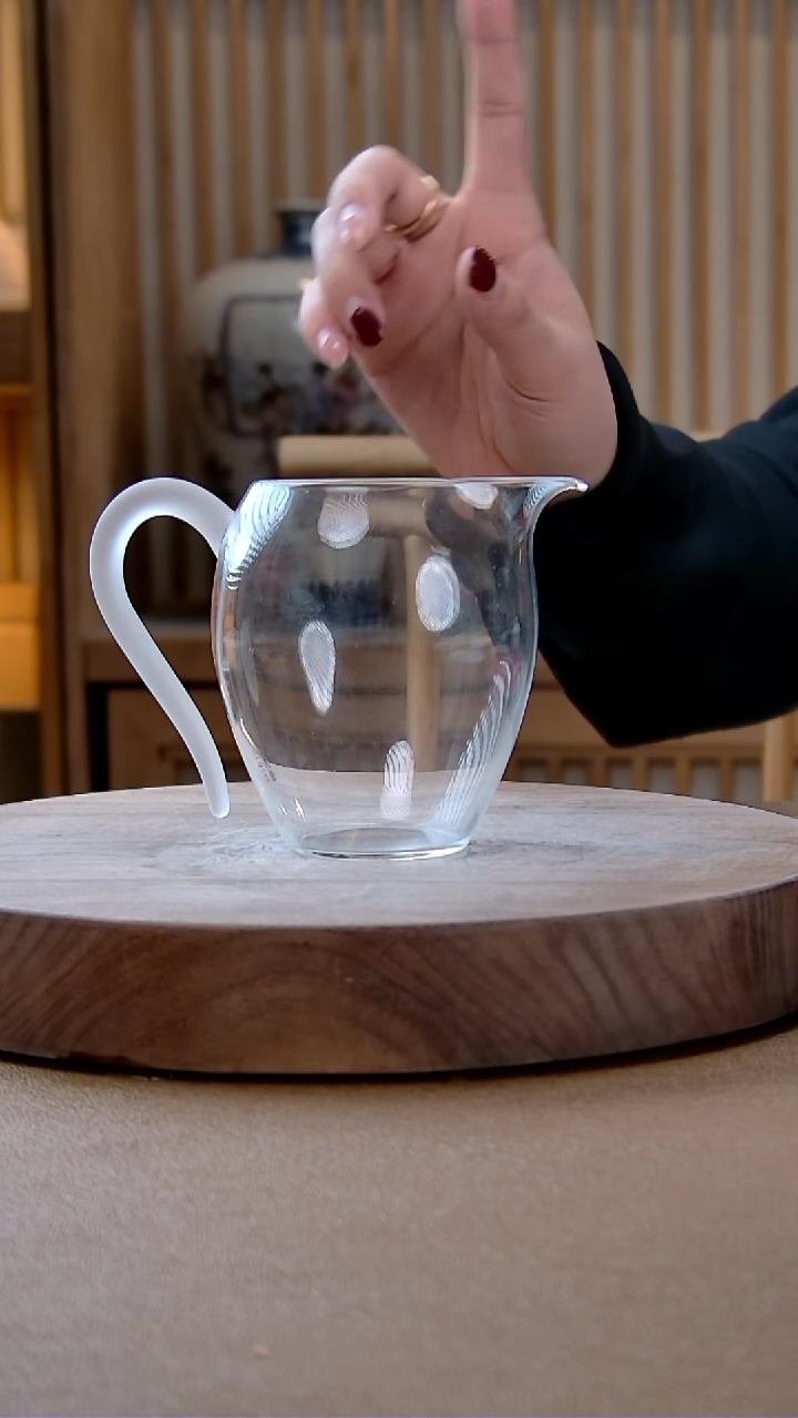 【闪购商品】翰文堂蛋盅公道（白色磨砂把手）