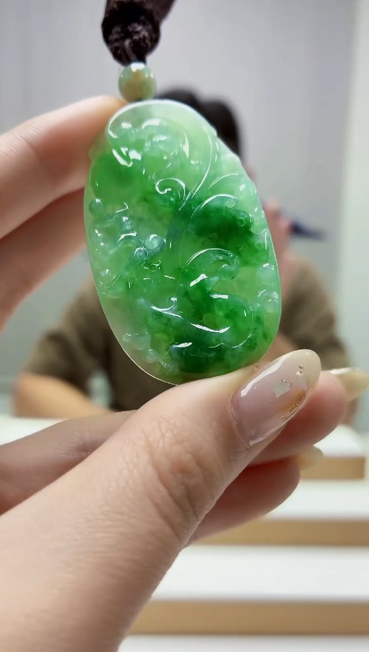 未镶嵌定制翡翠4917jw-毛货挂件94
