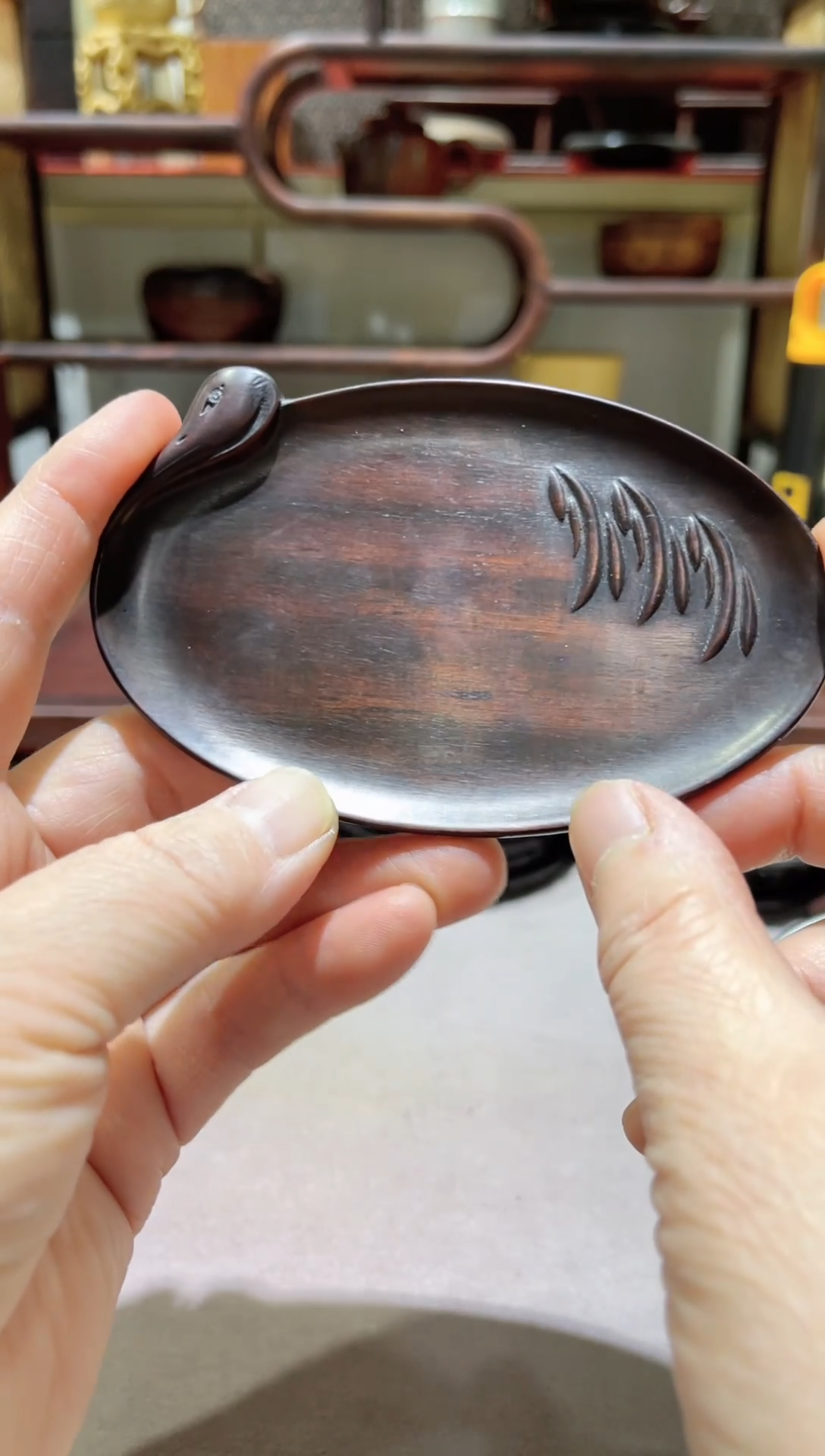 【闪购商品】木木精品木雕天鹅款精工细作