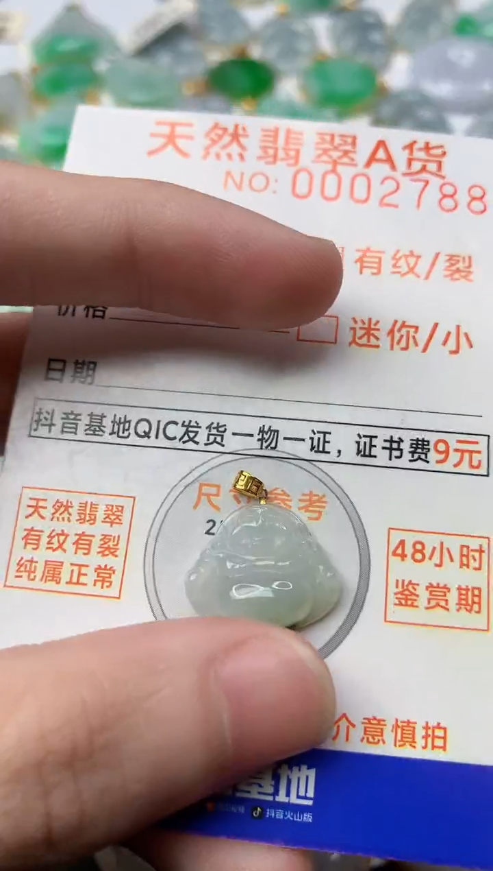 【闪购商品】翡翠颈饰18K金镶嵌2............