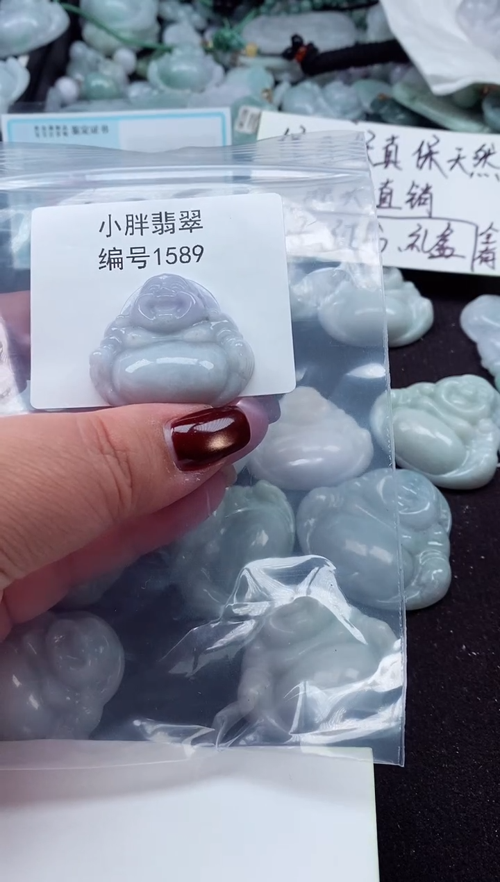 颈饰未镶嵌翡翠缅甸天然A货翡翠1589